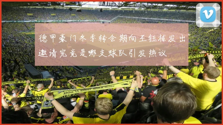 德甲豪门冬季转会期向王钰栋发出邀请究竟是哪支球队引发热议